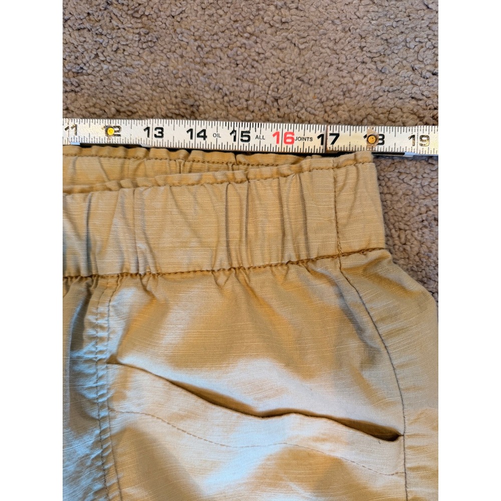 Signature by Levi Strauss Womens Khaki Utility Shorts Elastic Waist XXL Retreat - Picture 7 of 15
